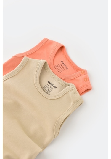 BabyCosy Organik 2li Askılı Badi 001