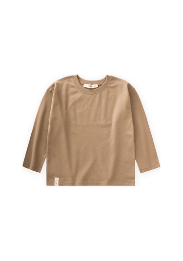 Mevsimlik Basic T-shırt 2-10 Yaş Camel Camel