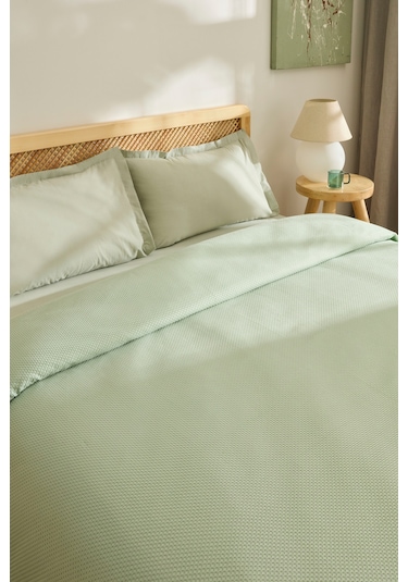 Kaşmir Home Nora %100 Pamuk Çift Kişilik Pike Çağla Çağla