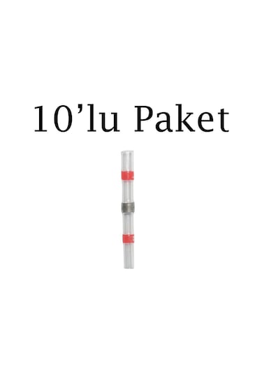 Brio Kablo Ucu Isıt Birleştir Lehimli Kırmızı 05 -10 Mm2 10'lu Paket