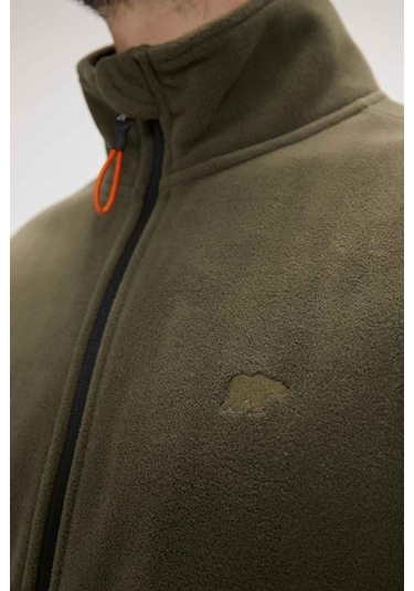 Bad Bear Bowie Full-zip Haki Fermuarlı Erkek Polar Sweatshirt-haki Haki