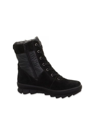Legero 000421 Z Novara Gore-tex Deri Siyah Kadın Bot Siyah