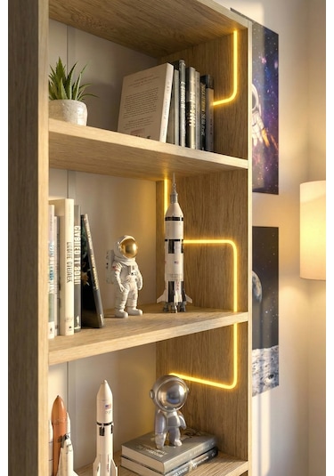 Labirent Ledli Açık Kitaplık Klimt