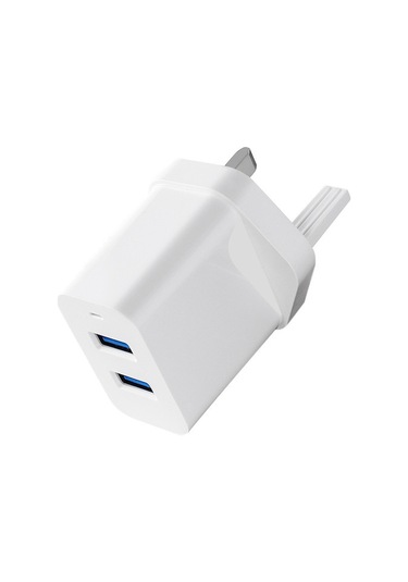 İphone Usb Konnektörü, Çift Usb Şarj Fişi Adaptörü 3 Pinli Güç Şarj Cihazı Çift Port