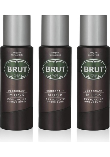 Brut Musk Erkek Sprey Deodorant 3 x 200 ML