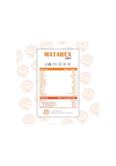 Negans Matarex Plus 30 Softgel + 30 Kapsül