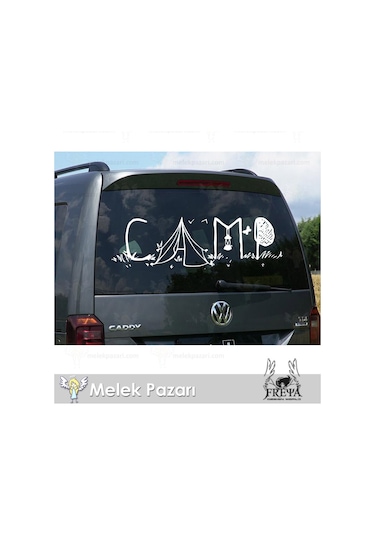 30 X 10  cm - Kamp Doğa Karavan Sticker