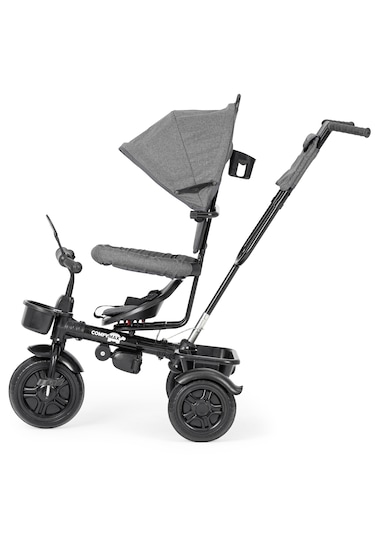 Comfymax Roadstar Ebeveyn Kontrollü Bebek Çocuk Bisikleti - Grey Gri