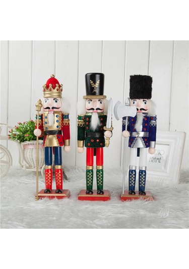 Dolıty 30 Cm Ahşap Fındıkkıran Asker Figürleri Modeli Kukla Tarif Edildiği Gibi