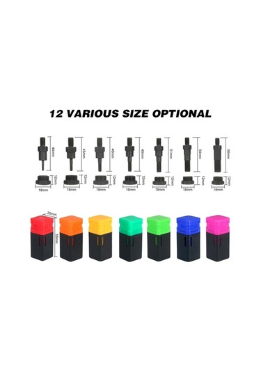 Tongxida Alüminyum M10 Çelik Alaşımlı Somun Çekme Penessi - Plastik Saklama Kutusu