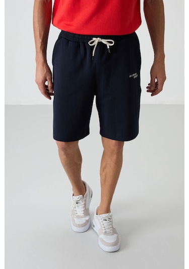 Tommy Life Fiesta - Lacivert Pamuklu Kalın Yumuşak Dokulu Oversize Fit Nakışlı Erkek Şort Takım - 85250 Kırmızı Tommy Life Fiesta - Lacivert Pamuklu Kalın Yumuşak Dokulu Oversize Fit Nakışlı Erkek Şort Takım - 85250 Kırmızı