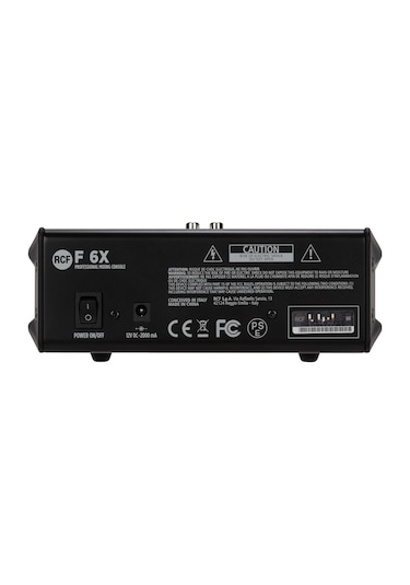 Rcf F6X 6-Kanal Efektli Analog Deck Mikser