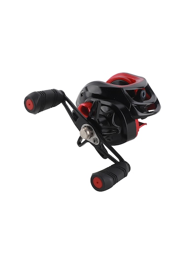 Wezone Kara-kırmızı Su Damla Makinesi 8kg Güçlü Balık Gücü, Paslanmaz Çelik Yataklı, Manyetik Fren Sistemi, Metal Kollü Olta Makinesi Sağ El, 7.2 Hız