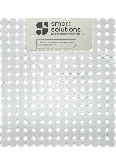 Smart Solutions Mutfak Lavabosu İçin Koruyucu Paspas Grid 31,5x27,5 Cm 214969169 Beyaz