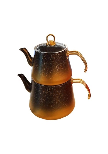 Granit Çaydanlık Takımı Xl Gold Renk Gold