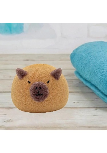 Homyl Banyo Süngeri Kapibara Topu Tekrar Kullanılabilir Çok