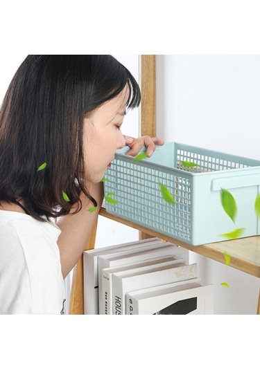 Tongxida Masaüstü Atıştırmalıklar Ve Aksesuarlar Saklama Sepeti, Dikdörtgen Plastik, Küçük Beyaz Diğer