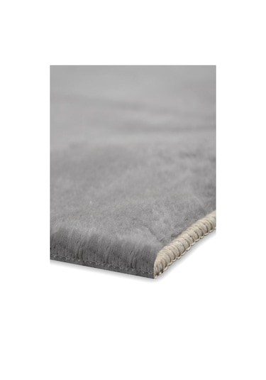 Yıkanabilir Post Peluş Yolluk Açık Gri