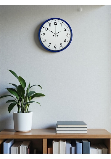 Zentime 36 Cm Lacivert Dekoratif Duvar Saati çok Renkli