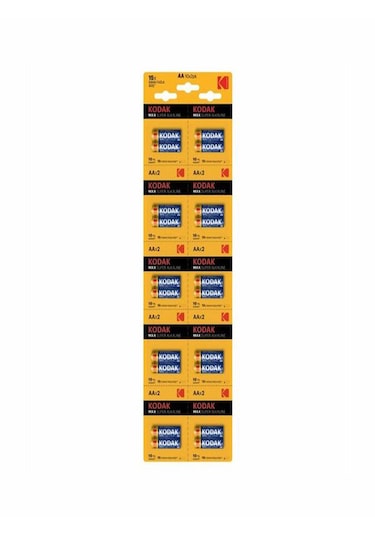 Kodak Süper Alkalin Aa Alkalin Kalem Pil 20'li Paket