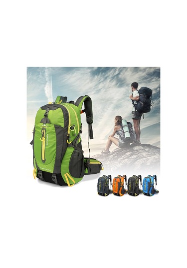 Wezone 40l Ultra Hafif Seyahat Sırt Çantası - Dayanıklı Nylon, 6 Cep, Erkek/kadın İçin Turuncu