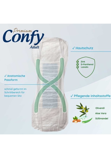 Confy Adult Yetişkin Bezi Extralarge 30 Adet X 3 Paket
