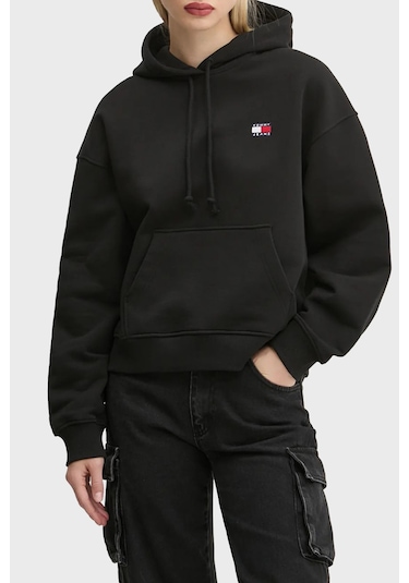 Tommy Jeans Bayan Sweat Dw0dw19414 Bds Siyah Siyah