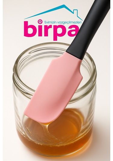 Soft Grip Silikon Spatula Paslanmaz Çelik