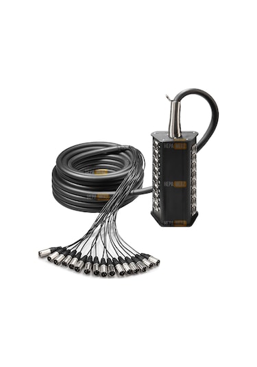 Stage-16c-20m 16 Kanal 20 Metre Multicore Kablolu Hazır Stage Box