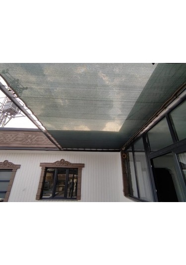 Morilu Kamp Gölgelik File - Yeşil Teras Filesi - 75'lik Şeritli Halkalı File Gölgelik - Havuz Gölgeliği