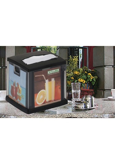 Vialli Ng11b Masaüstü Üsten Çekmeli Kağıt Peçete Dispenseri