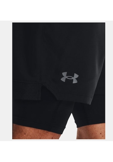 Under Armour Erkek UA Vanish Woven 2’si 1 Arada Şort 1373764-002 Siyah