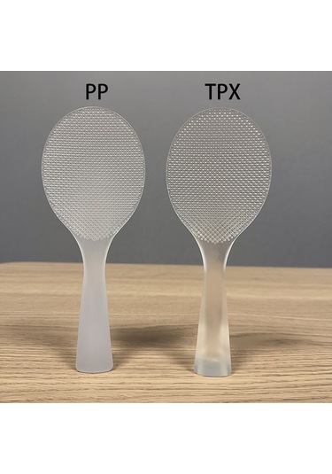 Hombey Japon Kaliteli Tpx Materyal Non-stick Pirinç Kaşığı, Şeffaf Tasarım, Dikey Konumlanabilir, Restoran Ve Ev Kullanıma Uygun, Toplu Satış 240 Adet/kutu Diğer