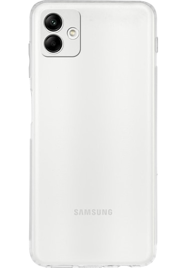 Samsung Galaxy Uyumlu A04 Kamera Korumalı Şeffaf Süper Silikon Kapak