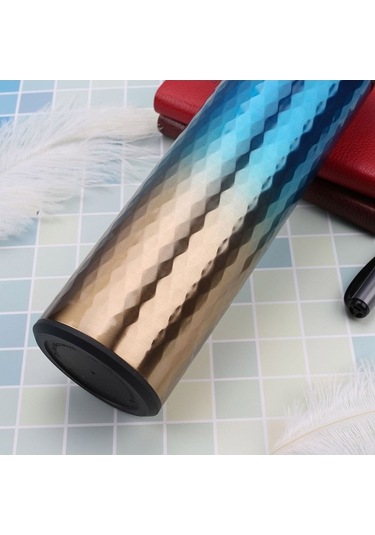 Pazly Paslanmaz Çelik Elmas Termos 500ml - Uzun Süre Sıcak Tutar, Kaymaz Taban, Dayanıklı