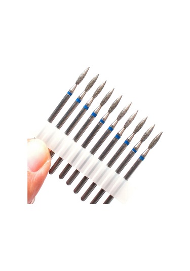 10 Adet Elmas Freze Kesicisi Tırnak Matkap Ucu Elektrikli Manikür Makinesi Tırnak Eti Temiz Dosyaları Ekipman Aksesuarları Araçları Green