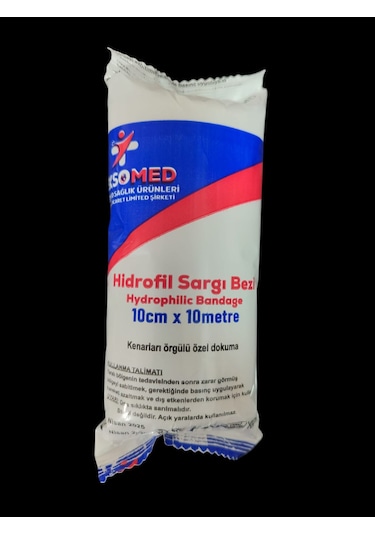Teksomed 10 Cm X 10 Metre Hidrofil Sargı Bezi