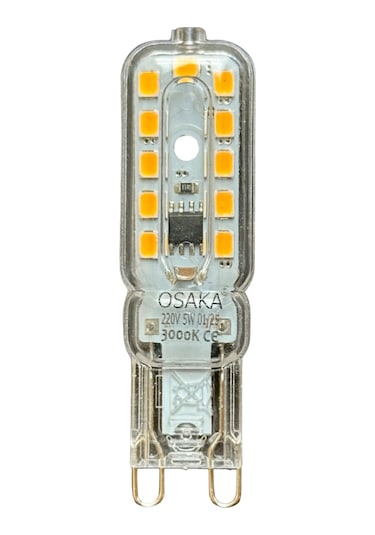 4 Adet Osaka 5w 3000k Sarı Işık G9 Duylu Led Kapsül Ampul