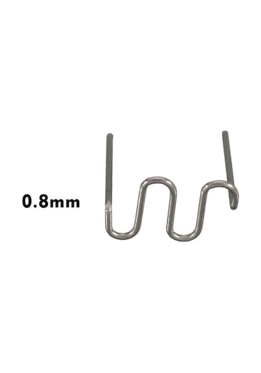 500 Adet 0.8mm Tampon Plastik Parça Tamir İçin Zımba Teli