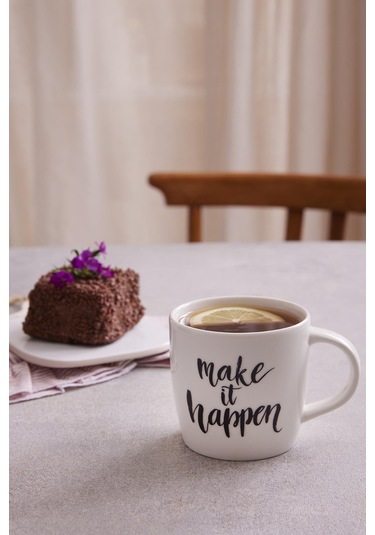 Kütahya Porselen Bone Juliet 350 Cc Mug Bardak 885804 Çok Renkli