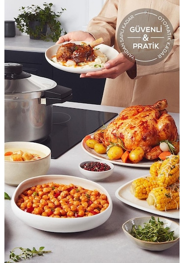 Karaca Quick and Safe İndüksiyon Tabanlı Düdüklü Tencere Seti 4+6 Lt