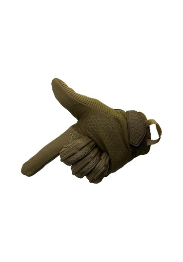 Kauçuk Masfal L Beden Cay232 Taktikal Eldiven Wolf Brown