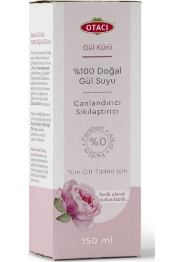 Otacı Gül Kürü Doğal Gül Suyu  150 ML