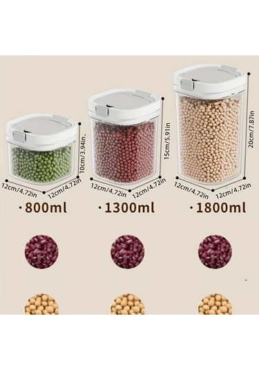 Awesomestore Ldq Büyük Şeffaf Kahve Saklama Kabı - Altın, 360 Sızdırmaz, Yeniden Kullanılabilir Şeffaf