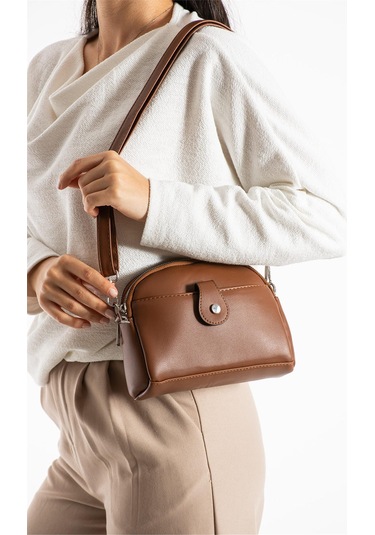 Elit Snm1420c Kadın Omuz Çantası Taba Taba