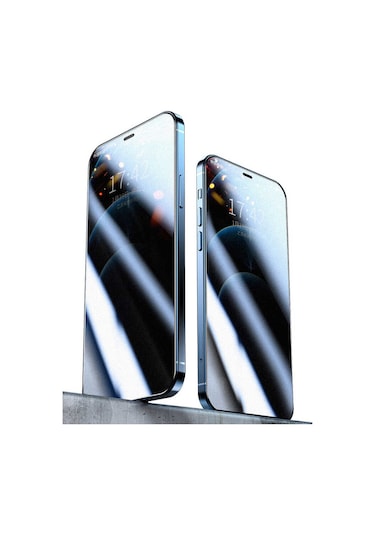 Butam Bilişim İphone 12 Pro Uyumlu Rika Premium Privacy Temperli Cam Ekran Koruyucu