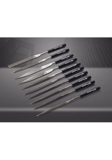Metal Ahşap Karbon Çelik Mini Eğe Seti 10 Parça