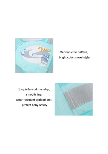 Sunskyy Elektrikli Motosiklet İçin 3D Nefes Alabilen Düşme Önleyici Dört Mevsim Çocuk Güvenlik Kayış Mavi