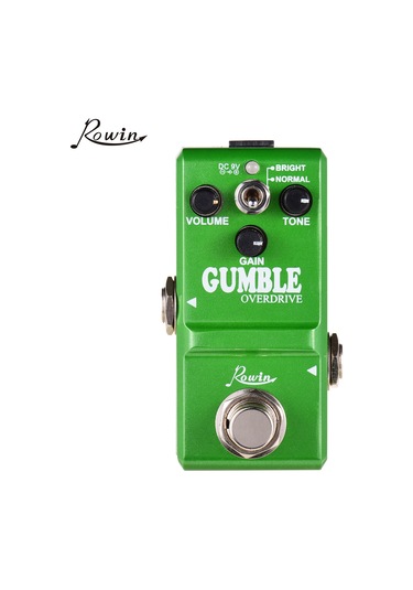 Ruicoo Rowin Ln-315 Elektro Gitar Efekti, Dumble Stili Yumuşak Overdrive, Normal/aydınlatıcı Mod, Gerçek Bypass, Çinko Alyüminyum Kasa