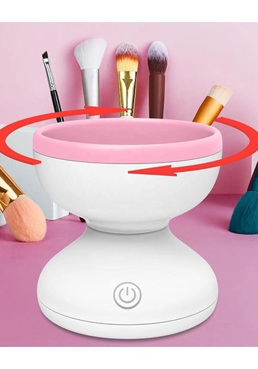 Otomatik Makyaj Fırçası Temizleyici - Hızlı Ve Kolay
